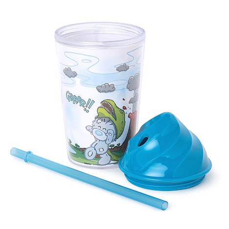 My Dinky Dino Hat Me To You Bear Tumbler With Straw Extra Image 1